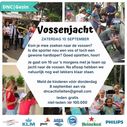 Vossenjacht voor kinderen 