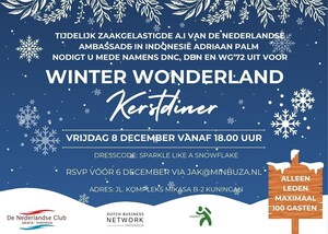 8 Dec - Kerstdiner Winterwonderland