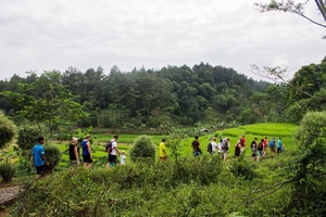 Foto's family walk Sentul